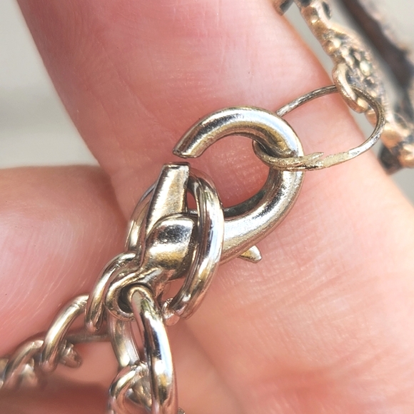 Anthropologie Double Frame Enamel & SS Marcasite Ornament - Picture 7 of 7